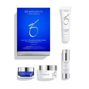 Daily Skincare Program (Gentle Cleanser 60ml, Exfoliating Polish 16,2g, Complexion Renewal Pads 30stk, Daily Power Defense 15ml)