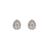 Amelie earrings - Silver Crystal