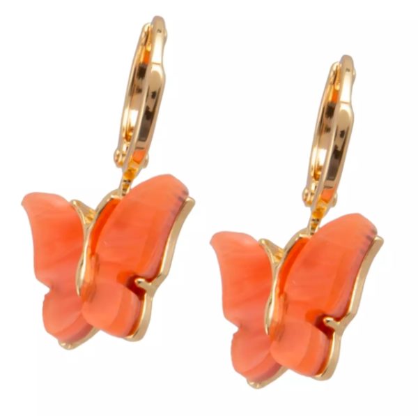 Butterfly ear gold Coral