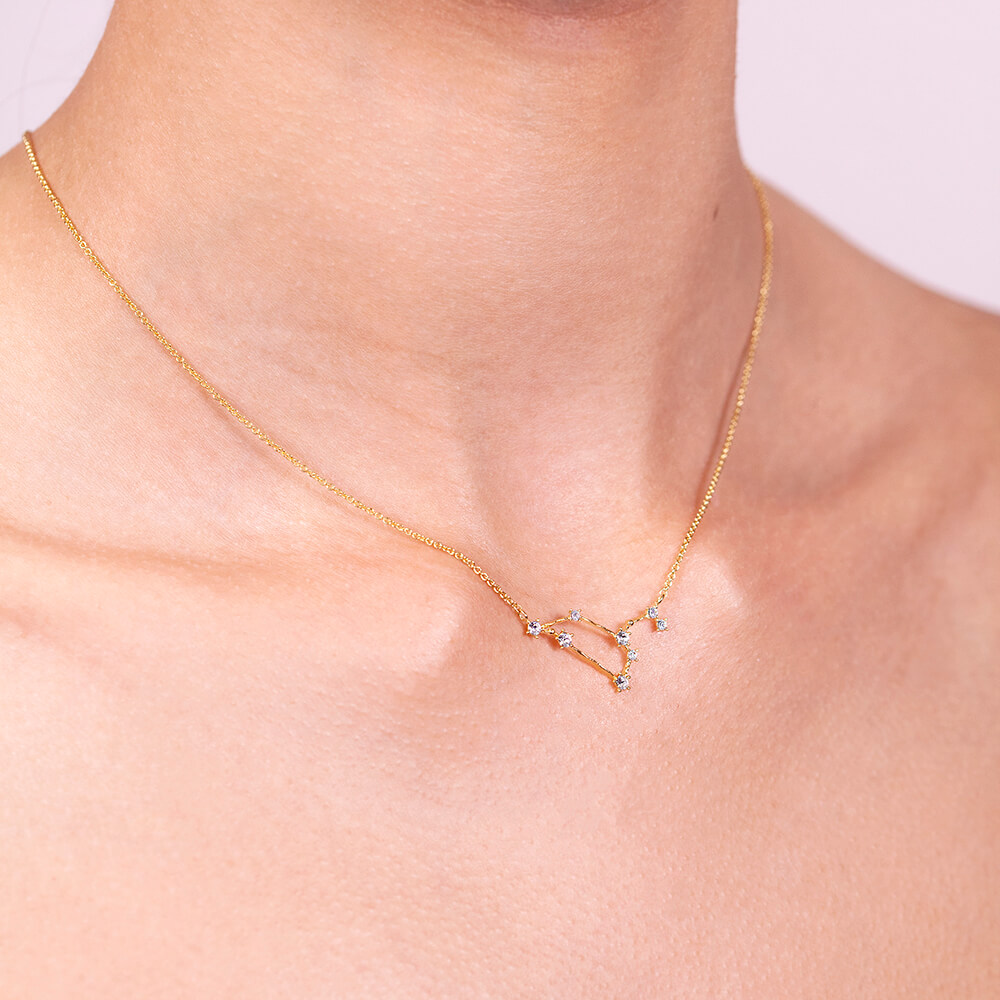 LEO STAR SIGN – CRYSTAL (GOLD)