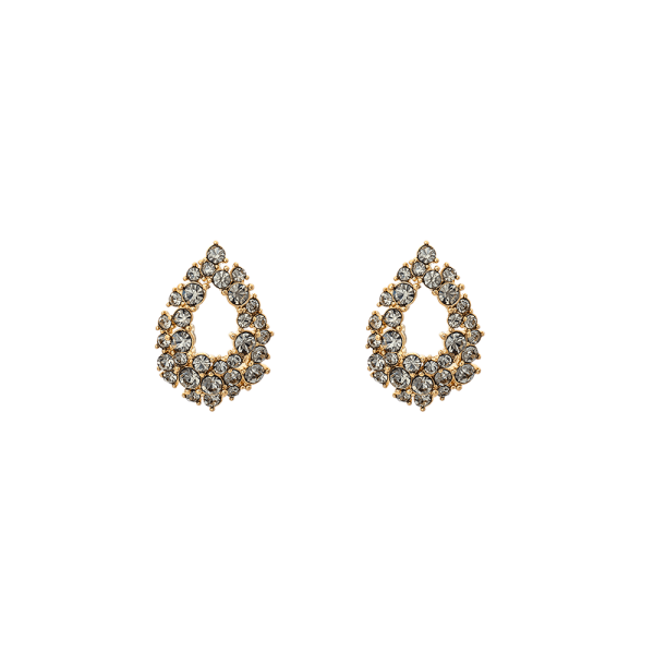 Petite Alice earrings - Black diamond