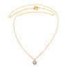 Petite Miss Sofia Necklace - Crystal (Gold)