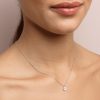 Petite Miss Sofia Necklace - Crystal (Silver)