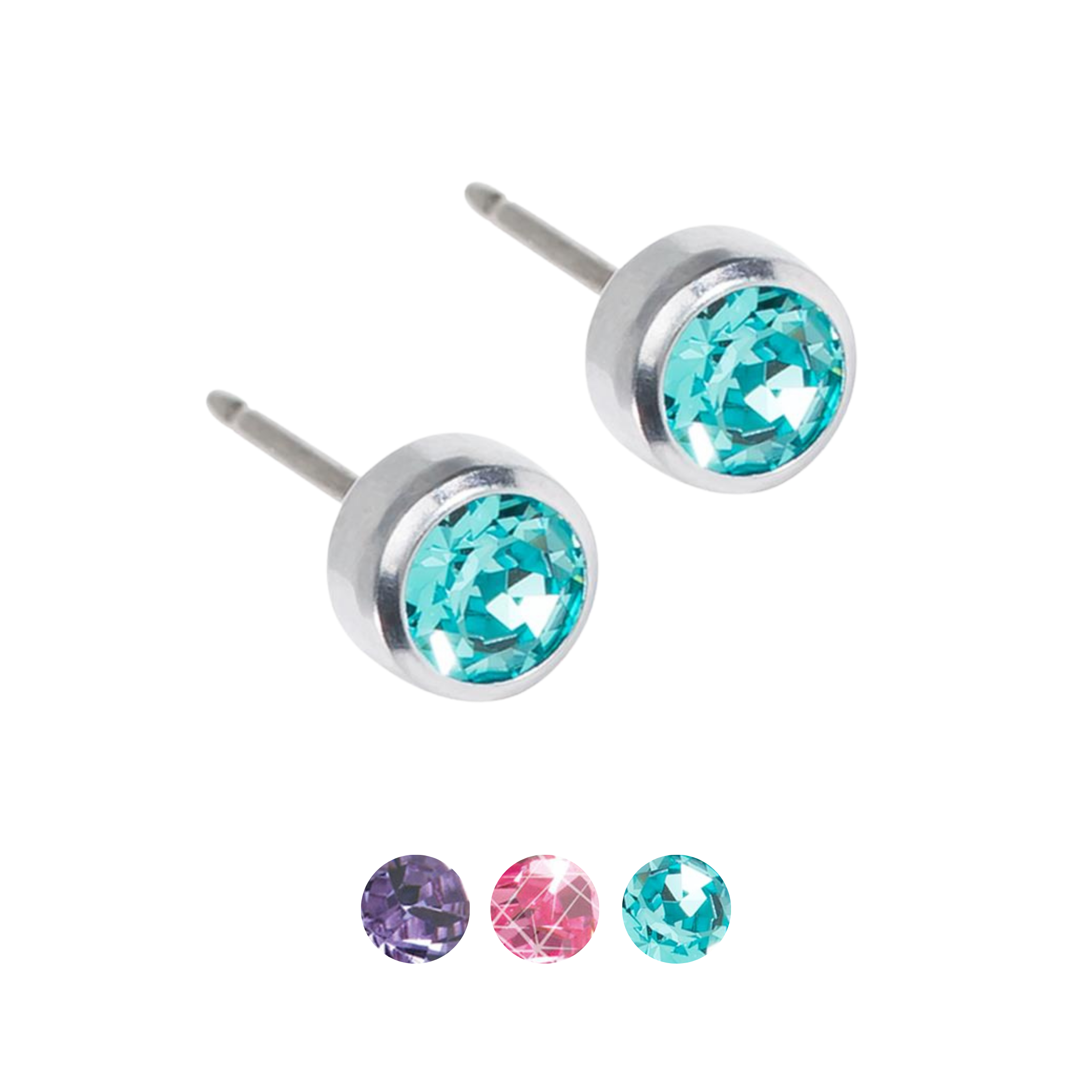 Silver Titanium Crystal Bezel