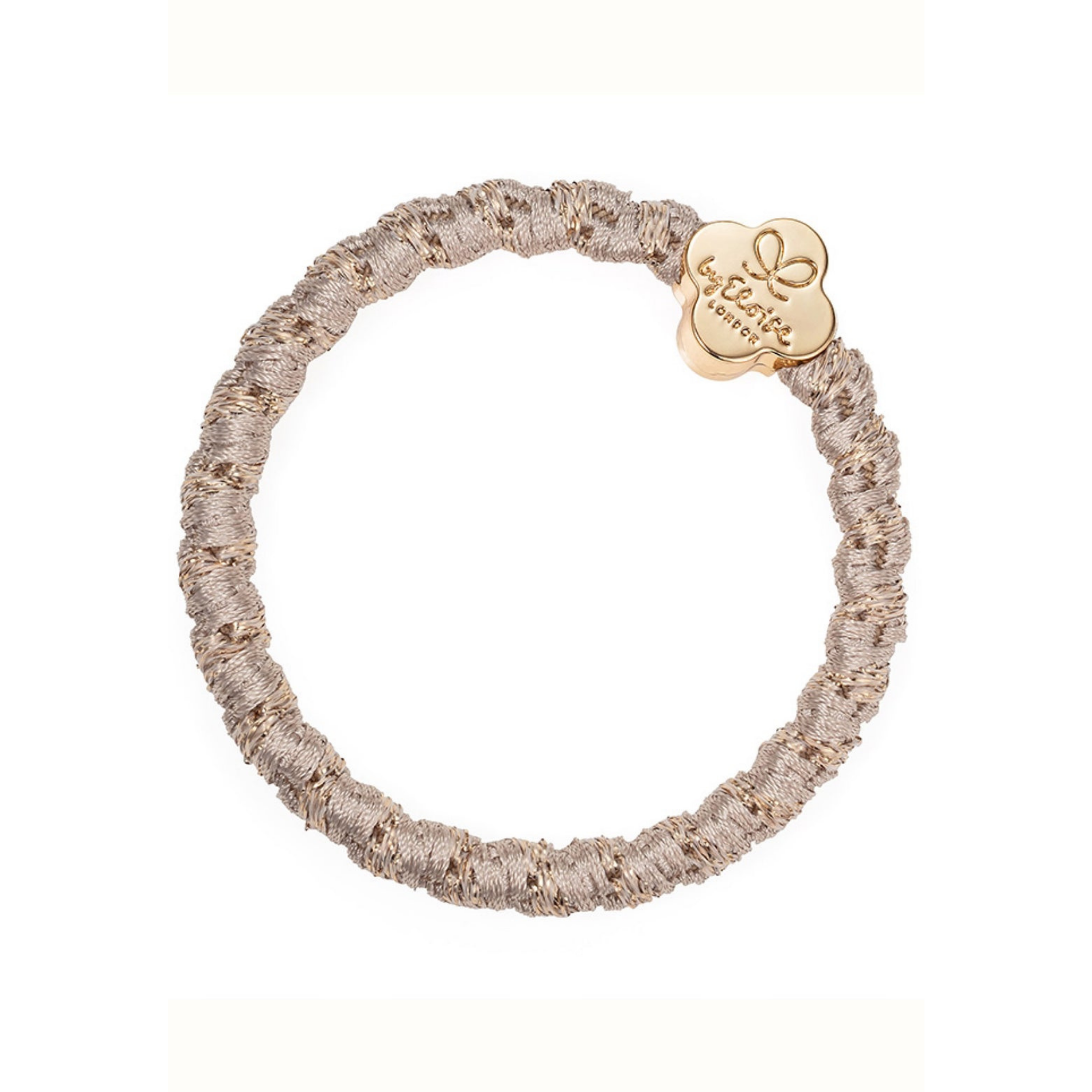 Woven Gold quatrefoil – Blonde