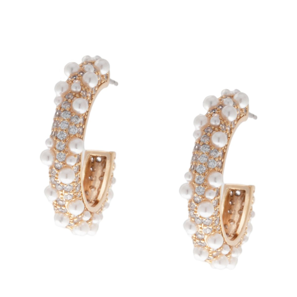 Ear 465 - Gold White