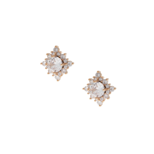 Nora Tori Stud ear gold clear