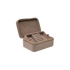 Jewelry box velveet Taupe