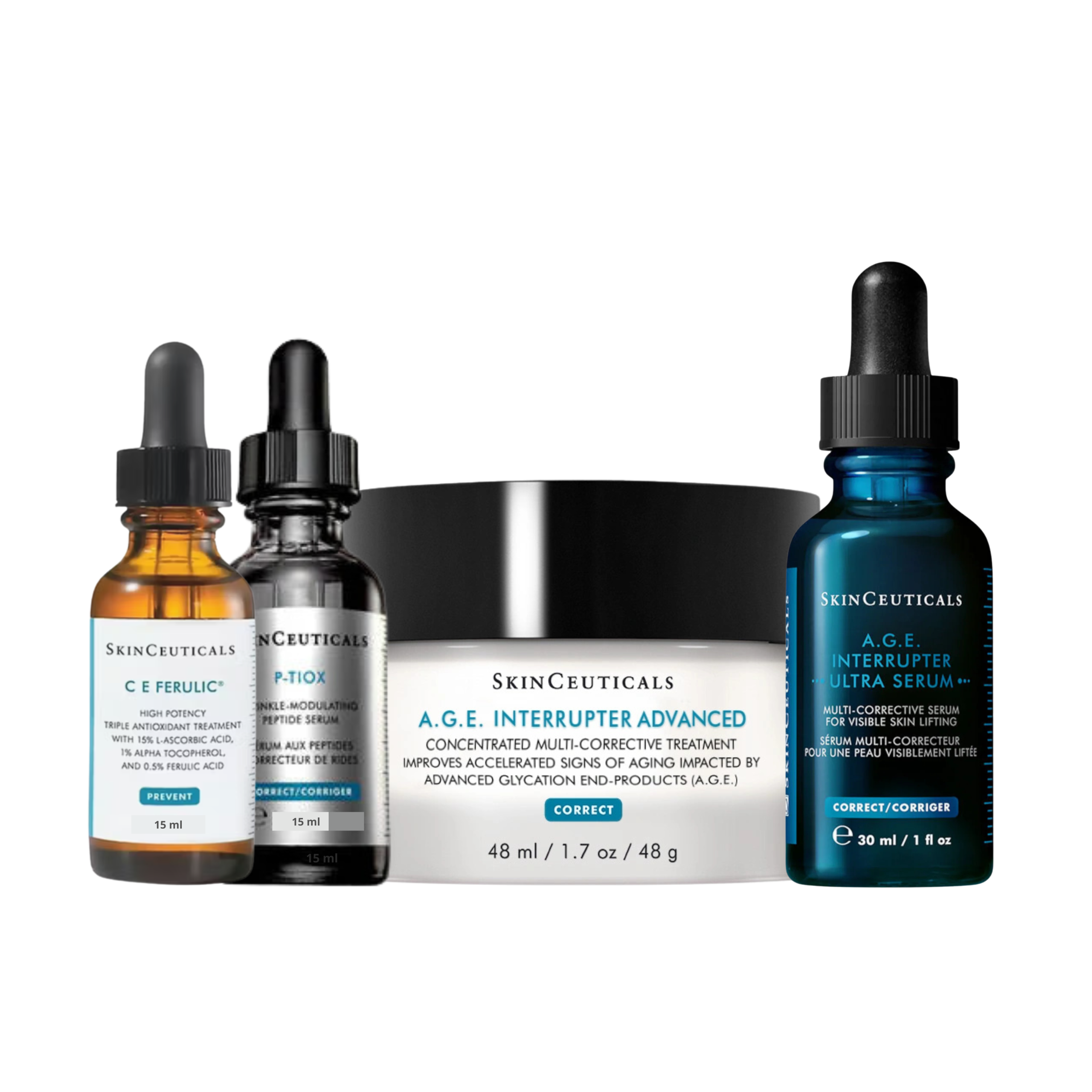 SkinCeuticals mest avanserte antiage produkter samlet i et kit